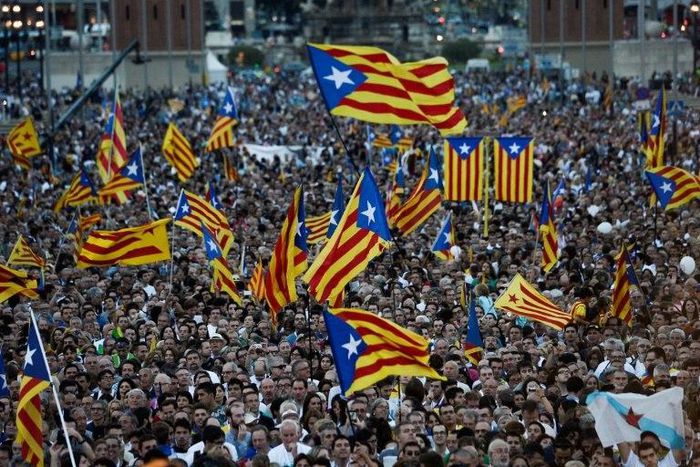 According to latest polls most Catalans back holding an independence referendum which Spain insists is illegal and is fighting to stop