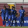 El Salvador's player Henry Romero (2nd-L) bit Jozy Altidore on the back in El Salvador's 2-0 Gold Cup quarter-final loss to the United States and also grabbed the US forward's nipple and twisted it
