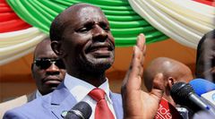 Sossion addressing the media in a past event(Capital FM)