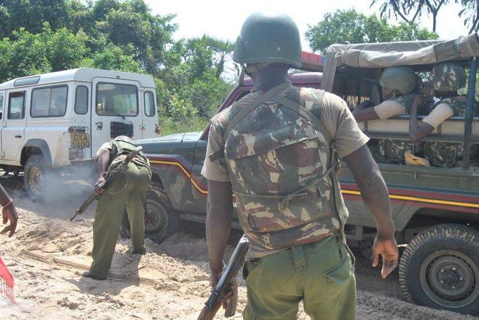 File Image of officers after an attack