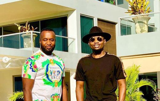 Governor Hassan Joho with Ommy Dimpoz. Ommy Dimpoz hospitalized again