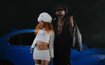 A screen-grab image of Colonel Mustafa and Noti Flow in their latest song Katika