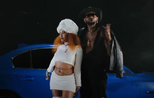 A screen-grab image of Colonel Mustafa and Noti Flow in their latest song Katika