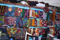 A photo of African wear fabrics [Photo/Elizabeth Angira]