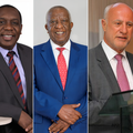 A collage of KenGen Board Chair Alfred Agoi Masadia, former Equity Bank Board chair Peter Munga and former ex-KQ board chair Michael Joseph
