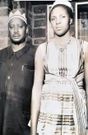 Jaramogi Oginga Odinga, first Vice President of Kenya, pictured alongside Mary Ajuma Oginga, his first wife and Raila Odinga's mother