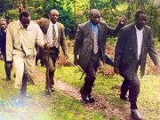 The late George Odour and the late Raila Odinga