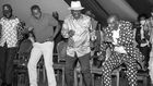 A photo of the late former Prime Minister Raila Odinga dancing