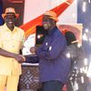 President William Ruto with ODM party leader Dr Oburu Odinga at the ODM Founders Dinner in Mombasa on November 15, 2025