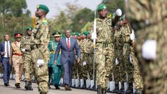 File image of President William Ruto during Passing-Out Parade in Gilgil, Nakuru, on August 28, 2025