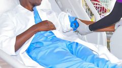 A patient in hospital