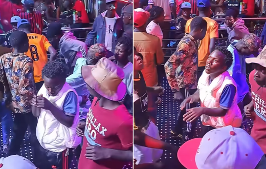 Kenyans dancing in a club