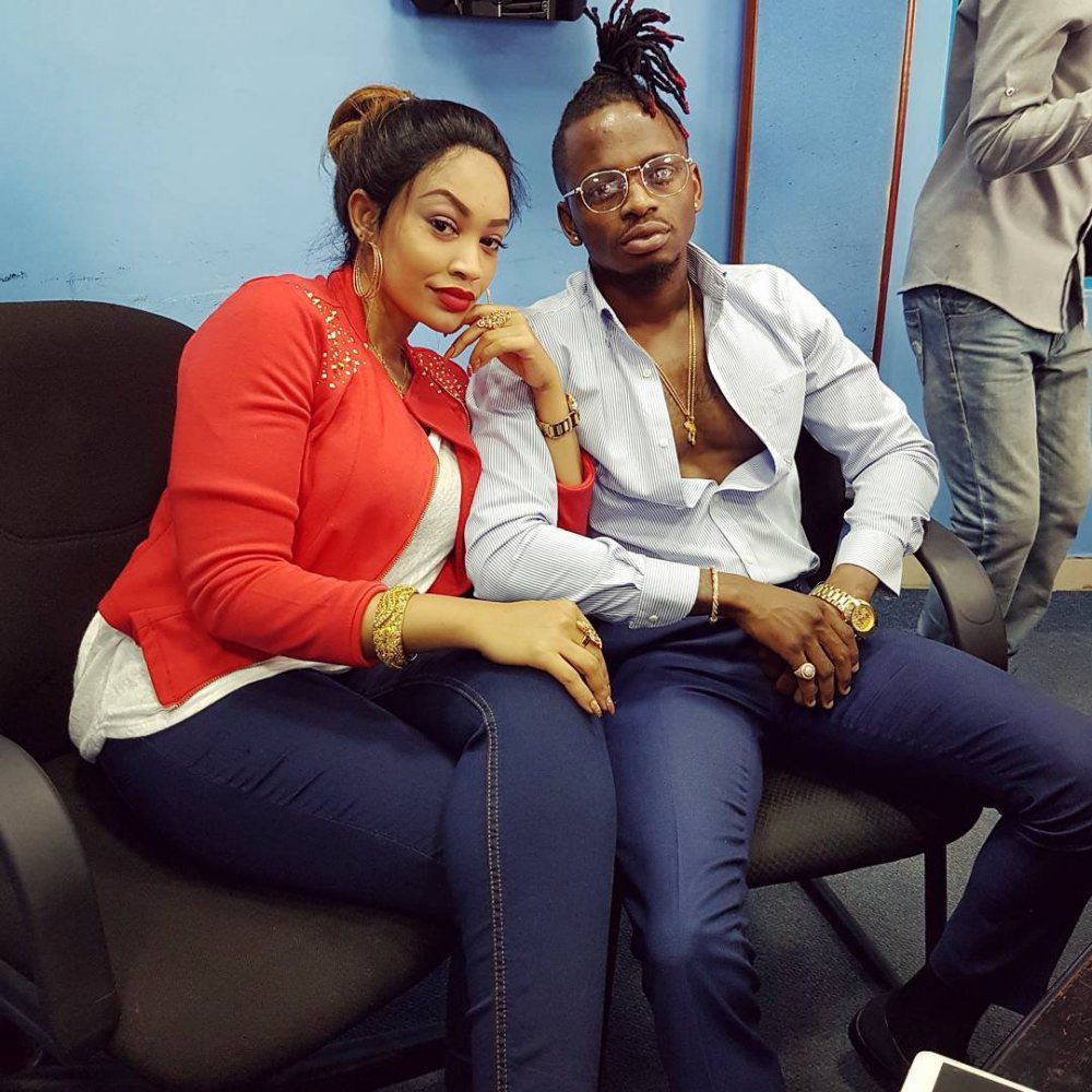 Zari Hassan with her baby daddy Diamond Platnumz