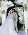 Zari Hassan and her husband Shakib Lutaaya on their wedding day in October 2023.
