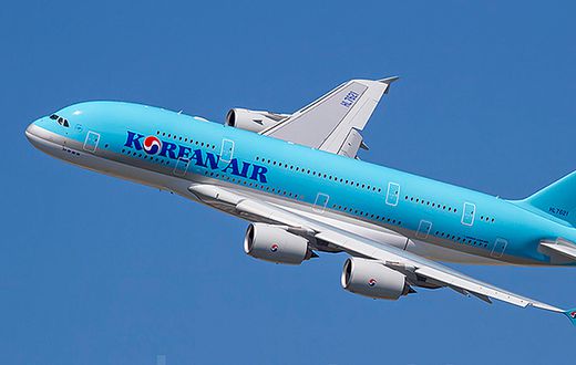 A photo of Korean Airlines