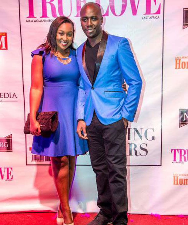 A past image of Dennis Okari and ex-wife Betty Kyallo