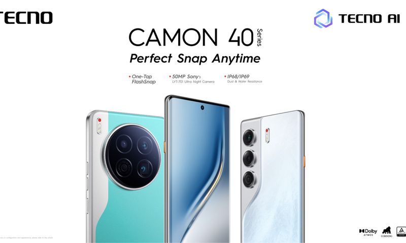 TECNO launches the new Camon 40 series MWC 2025