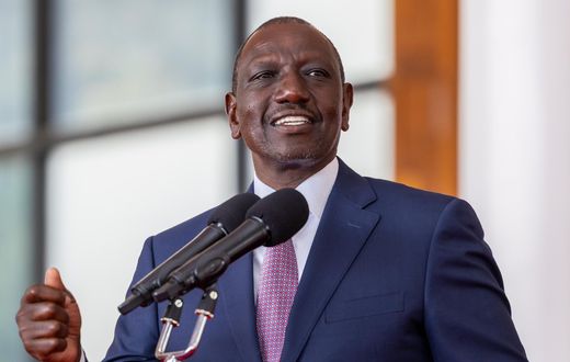President William Ruto speaking at State House, Nairobi