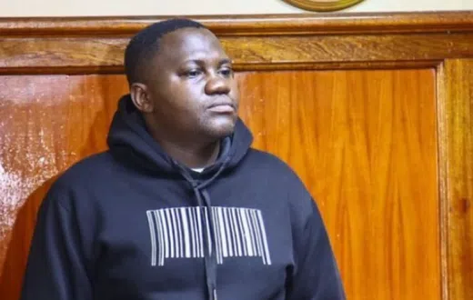 Police constable James Mukhwana in court on June 16, 2025
