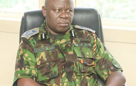 Principal Assistant Patrick Tito who became acting Deputy Inspector General, Kenya Police on June 16, 2025
