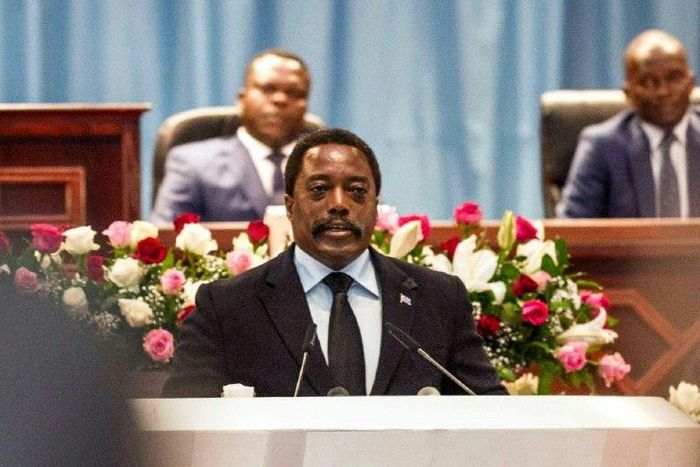 Congolese President Joseph Kabila, seen in April 2017, is set to remain in office until late 2017 under a deal brokered by the influential Roman Catholic Church