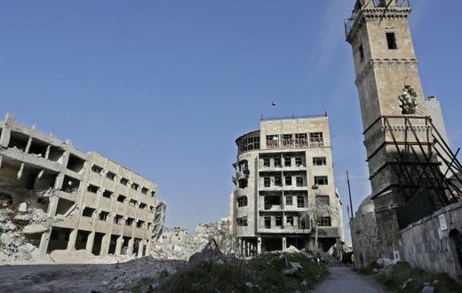 Once Syria's commercial hub, Aleppo has been devastated by fighting, particularly along the front line that separated the rebel-held east from the government-held west