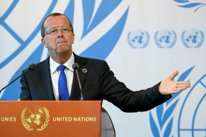 United Nations special envoy on Libya Martin Kobler, seen in September 2016, called fighting in Tripoli's residential areas "unacceptable"