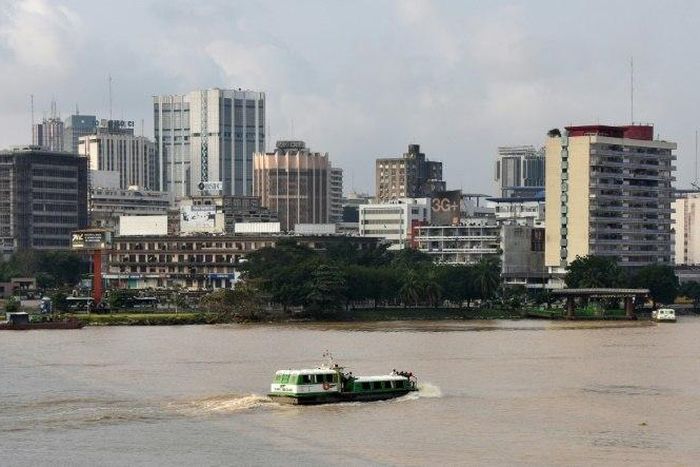 The Plateau commercial district of Abidjan, Ivory Coast is seen in 2014