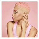 Pink short natural hair (Pinterest)
