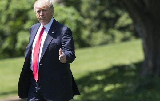 American media are highlighting the 100-day mark of Donald Trump's presidency as an early-days standard against which his performance can be measured