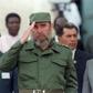 Cuban president Fidel Castro (L) alongside General Secretary of the Communist Party of the Soviet Union Mikhail Gorbachev (R) during the official ceremony for Gorbachev's arrival in Havana on April 2, 1989