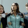 Chung Yoo-Ra Chung was arrested on a Korean Air flight from Amsterdam early Wednesday and was escorted off the plane at Incheon by a team of prosecutors to face a handful of journalists and television cameras.