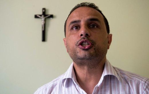 Mustapha, the son of an expert on Islamic law in Morocco, says he converted to Christianity in 1994 to 'fill a spiritual void'