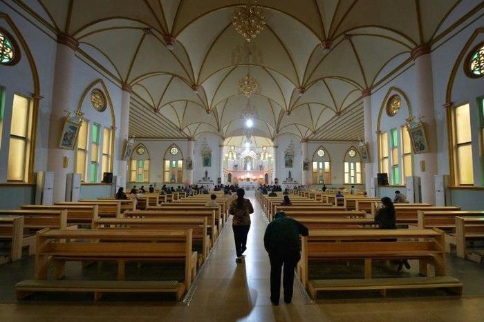 Millions of Chinese Catholics, like these in Donglu, are outside the fold of the Communist Party's Chinese Catholic Patriotic Association