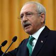 Kemal Kilicdaroglu, leader of Turkey's main opposition party the Republican People's Party (CHP), speaks at the Turkish parliament in Ankara, on April 18, 2017