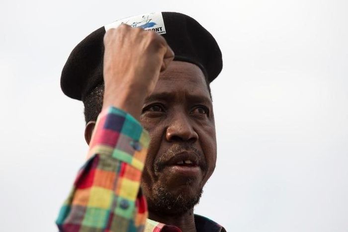 Zambia's President Edgar Lungu speaks at a rally in the capital Lusaka, Zambia January 19, 2015.