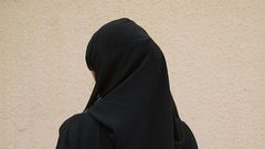 A lady wearing a black hijab (Twitter)
