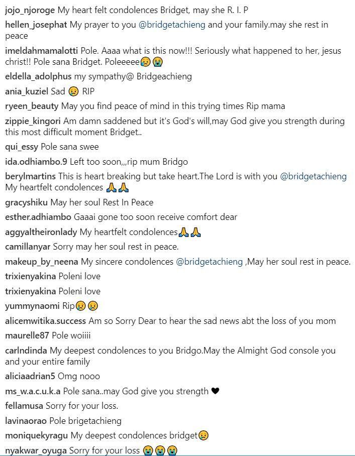 Nairobi Diaries Bridget Achieng in mourning