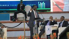 Special AU envoy Raila Odinga during the multi-sectoral National Anti-Corruption Conference (Twitter)