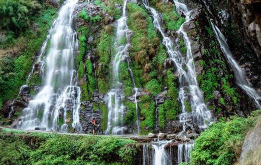 What makes a waterfall? Maybe it forms itself