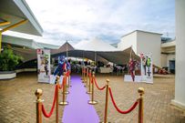 Carpet entrance to the event
