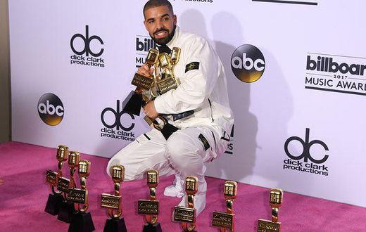 Drake won 13 awards at the 2017 Billboard Music Awards.