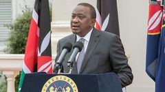 File image of President Uhuru Kenyatta