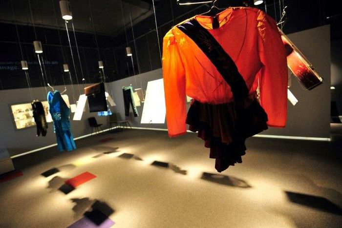 Children's clothes are displayed at Sarajevo's newly opened 'War Childhood Museum'