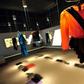 Children's clothes are displayed at Sarajevo's newly opened 'War Childhood Museum'