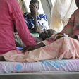 Refugees from South Sudan receive treatment at the Bidibidi health centre in the northern Ugandan district of Yumbe on April 14, 2017