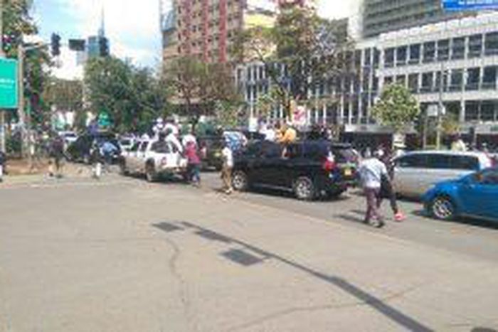 Rowdy youth pelts stones at Orengo's convoy