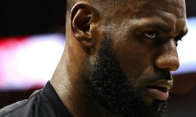 Cleveland's Lebron James finished the evening with 22 points to lead the scoring for the Cavs but failed to overcome the Bucks in a night of upsets