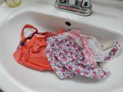 Washing underwear(Bustin' Out Boutique)