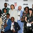 The cast of "Moonlight": the coming of age film picks up six Spirit Awards including the Robert Altman achievement award